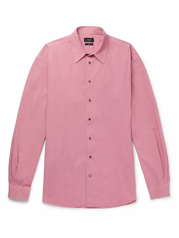 Photo: JOSEPH - Cotton-Poplin Shirt - Pink