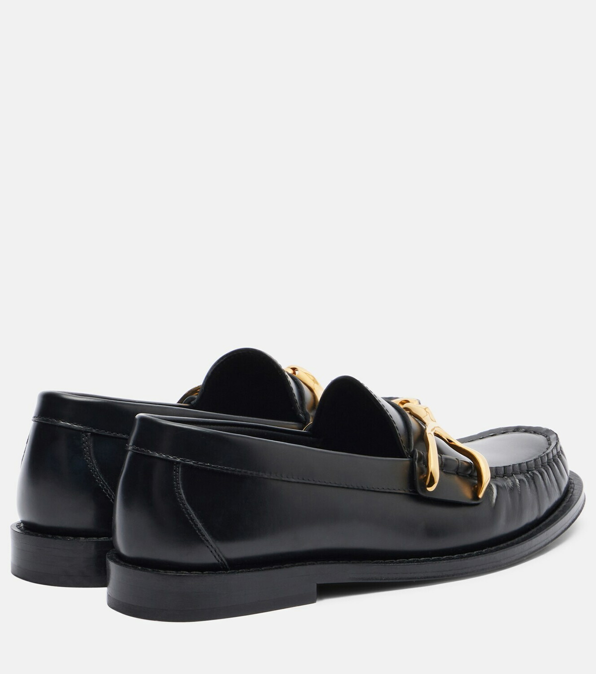 McQueen Wishbone leather loafers