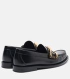 McQueen Wishbone leather loafers