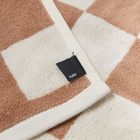 HAY Check Wash Cloth in Cappuccino 