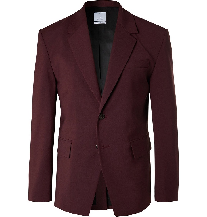 Photo: Deveaux - Woven Suit Jacket - Burgundy