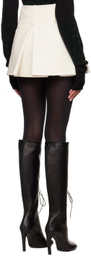 Maximilian Davis Off-White Madeline Miniskirt