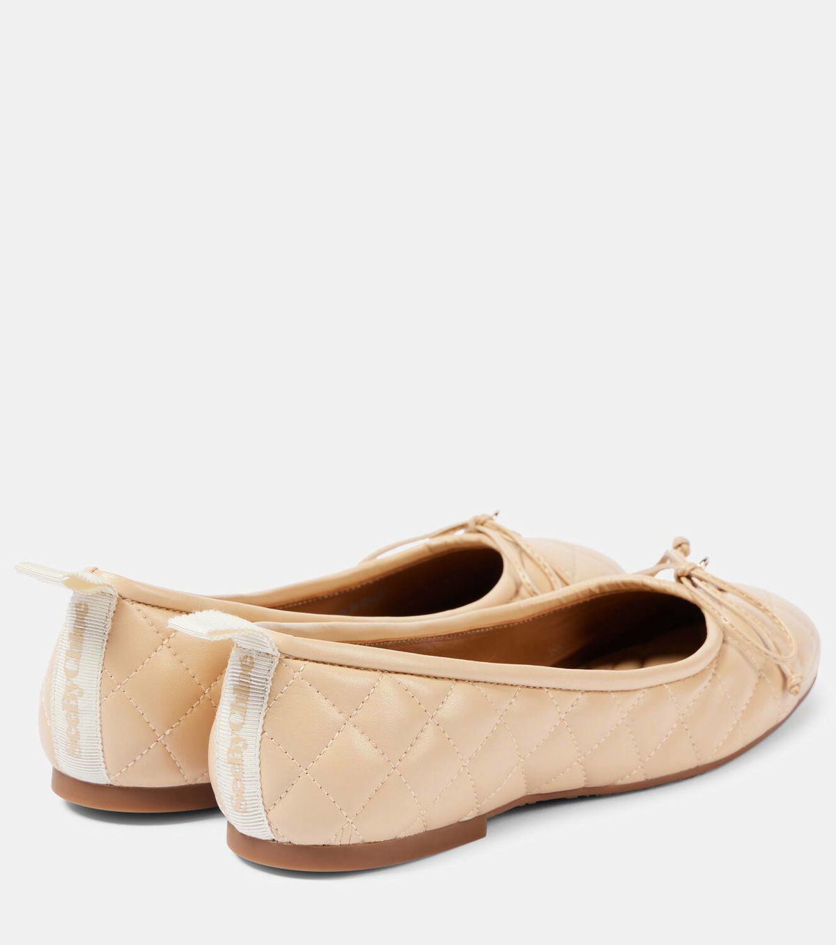 See By Chloé Jodie quilted faux leather ballet flats