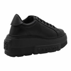Casadei Black Leather Sneakers