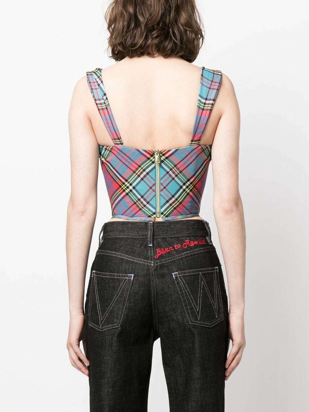VIVIENNE WESTWOOD - Tartan Corset Top