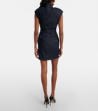 Jean Paul Gaultier Cutout denim minidress