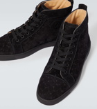 Christian Louboutin Louis suede high-top sneakers