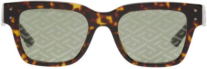 Photo: Versace Tortoiseshell Monogram Sunglasses