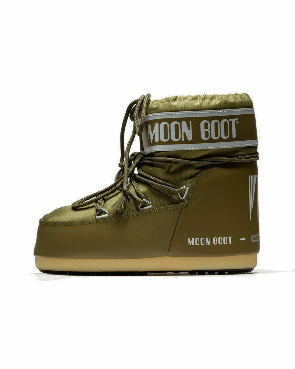 Photo: Moon Boot Icon Low Nylon Green - Mens - Boots