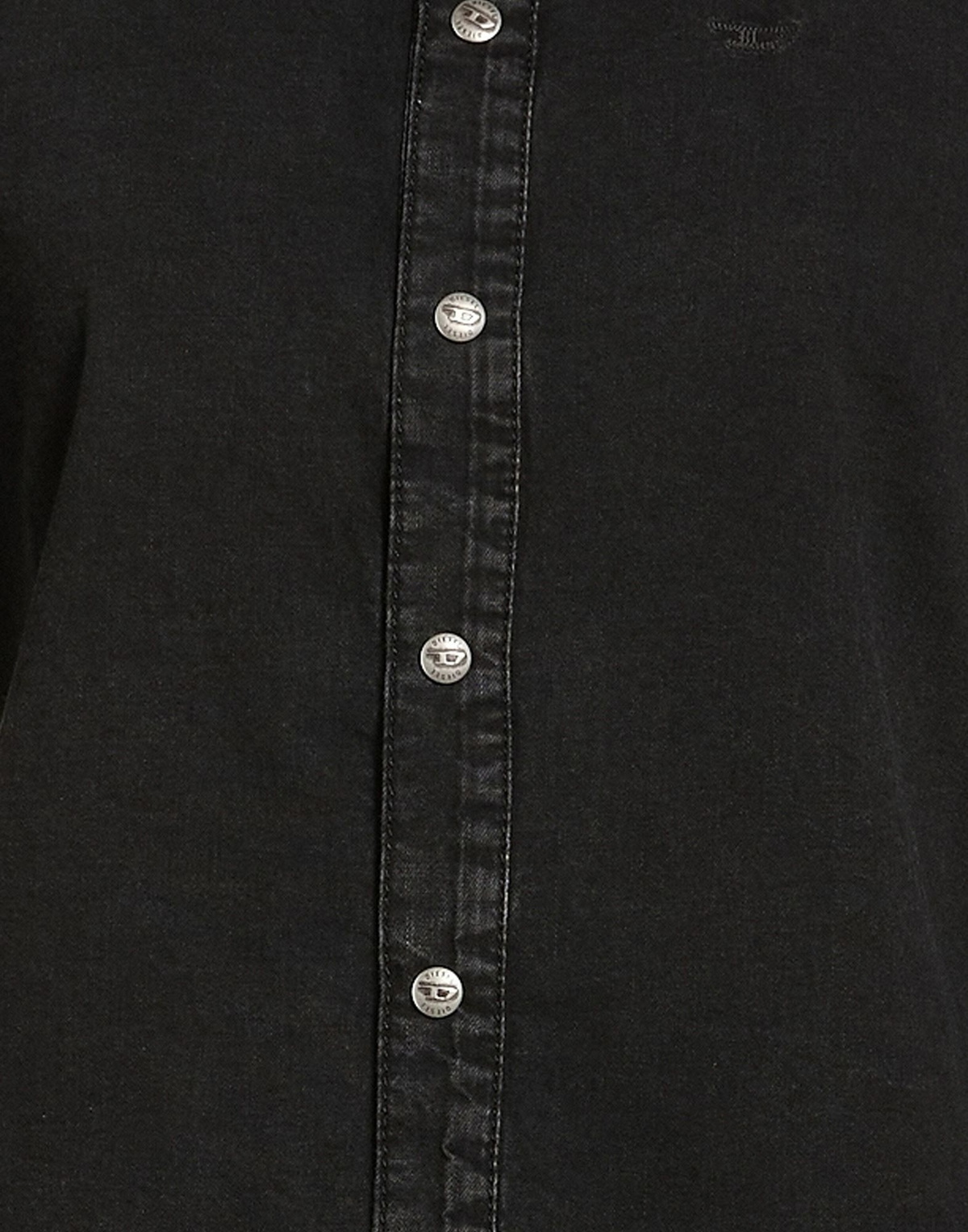 Diesel Womens Denim shirt in Black