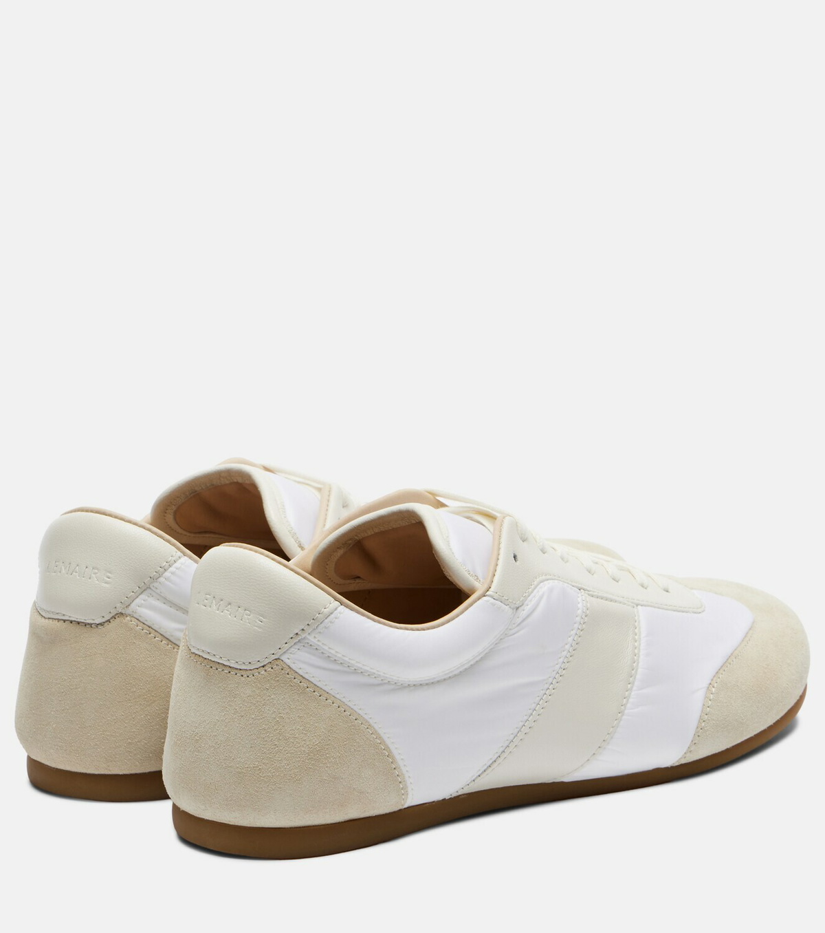 Lemaire Soft suede-trimmed sneakers