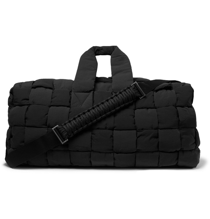 Photo: Bottega Veneta - Padded Quilted Nylon Duffle Bag - Black