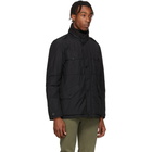 Stone Island Black Naslan Multi-Pocket Coat