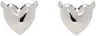 Justine Clenquet Silver Devil Earrings