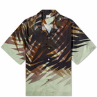 Dries Van Noten Men's Cassi Print Vacation Shirt in Brown