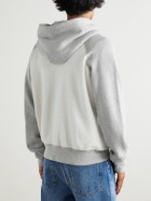 Les Tien - Fleece and Cotton-Jersey Hoodie - Gray
