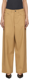 Maria McManus Tan Massive Trousers