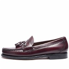 Bass Weejuns Men's Lincoln Tassel Horse Bit Loafer in Wine Leather