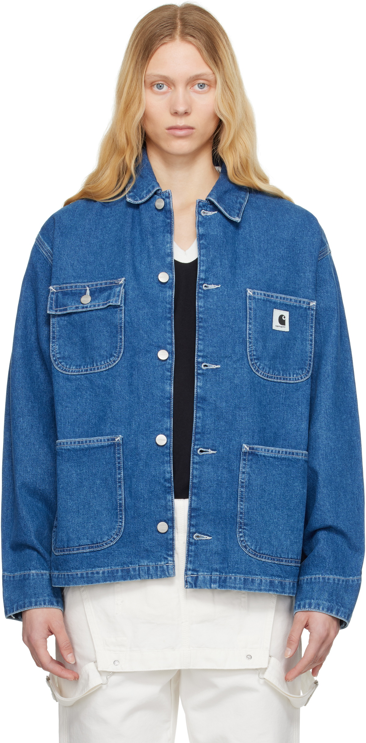 Pants Carhartt Sonora CARHARTT WIP Rider Jacket Blue Stone Washed