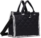 Camiel Fortgens Black Padded Shopper Bag