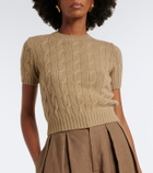 Ralph Lauren Collection Cable-knit cashmere sweater