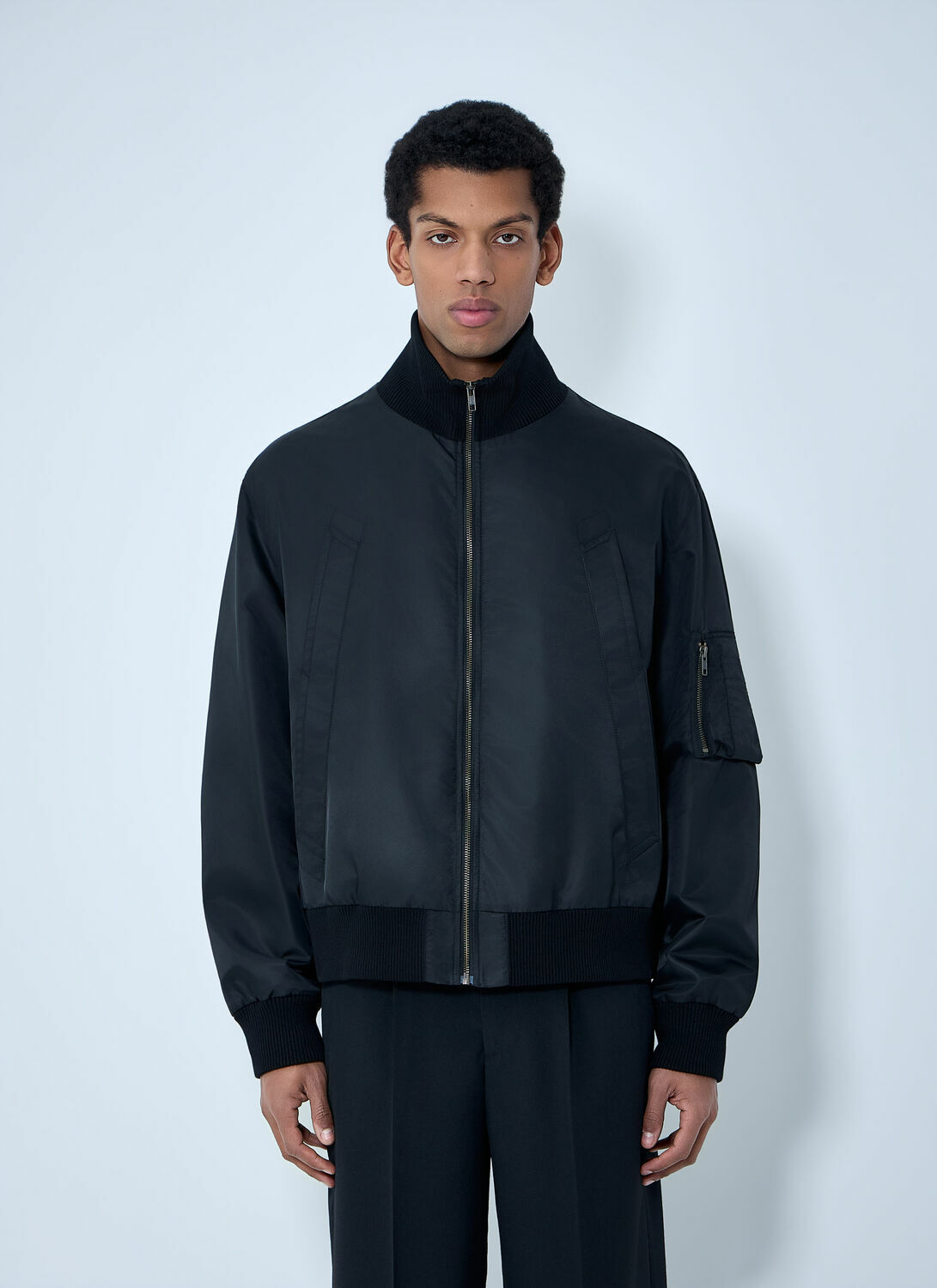 MM6 Maison Margiela High-Collar Bomber Jacket