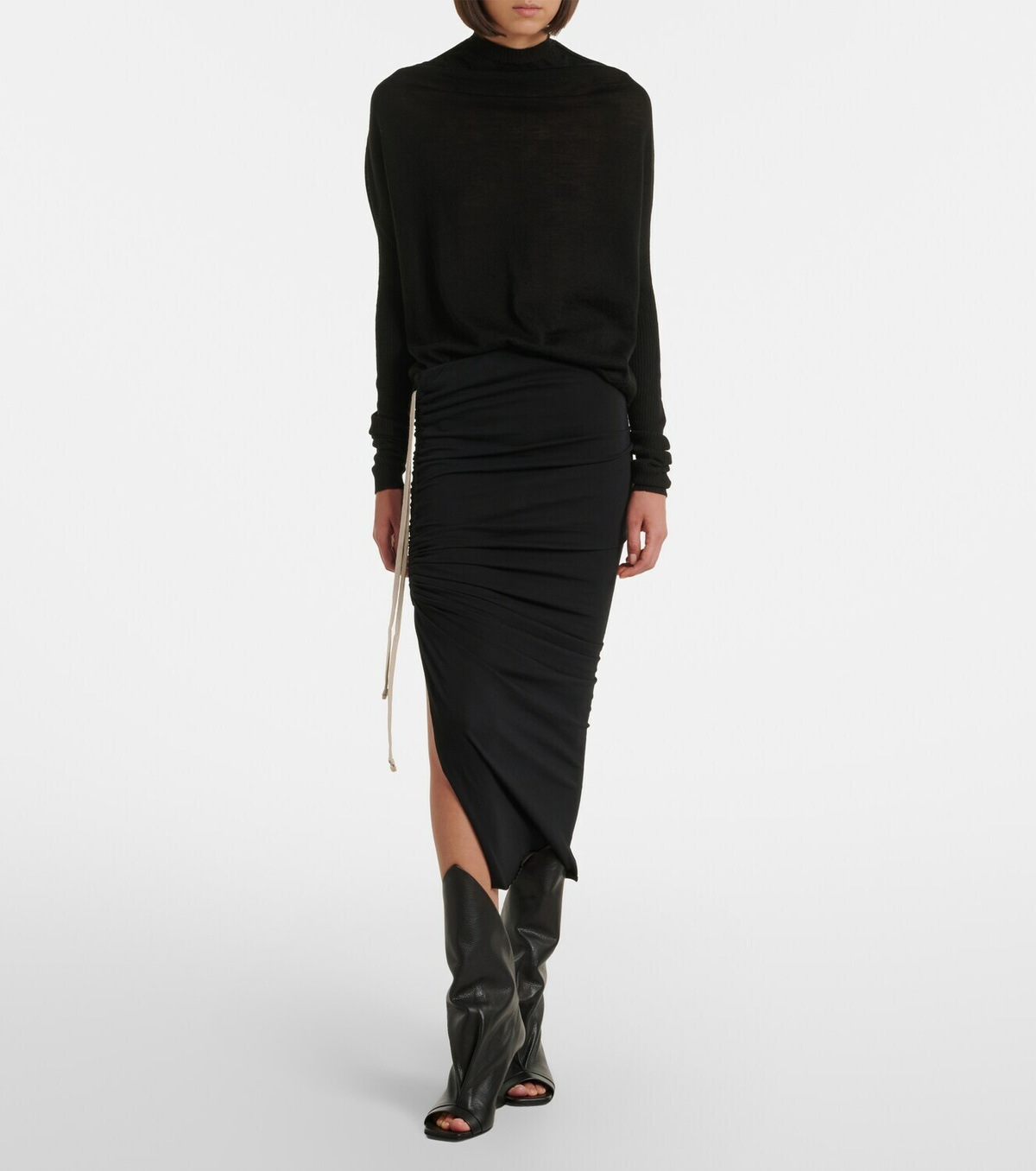 Rick Owens LS Crater sweater