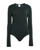 Wolford Womens Bodysuit Dark in Green