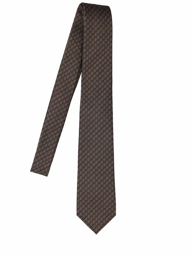 Photo: GUCCI - 7cm Ginny Silk & Wool Tie