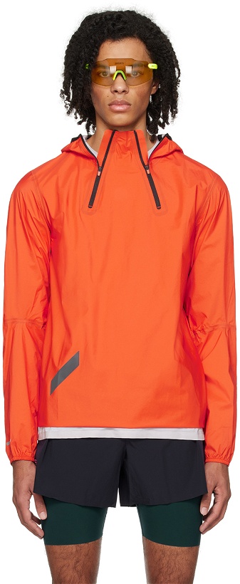 Photo: Soar Running Orange Trail Rain Jacket