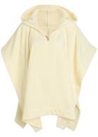 Lisa Marie Fernandez Hooded Terry Beach Poncho Cream