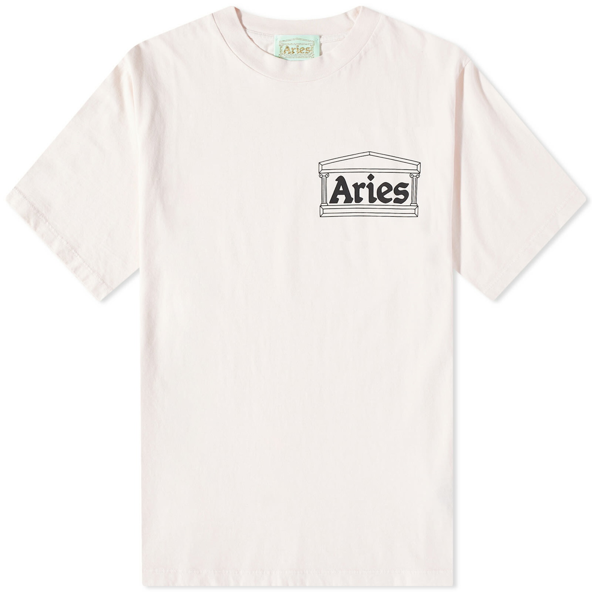Aries Temple T-Shirt in Pale Pink ARIES