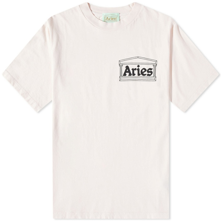 Photo: Aries Temple T-Shirt in Pale Pink