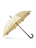 Burberry - Checked Wood-Handle Umbrella