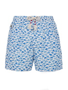 MC2 Saint Barth Man Lightweight Fabric Swim-shorts Lighting 70 With Sharks Print