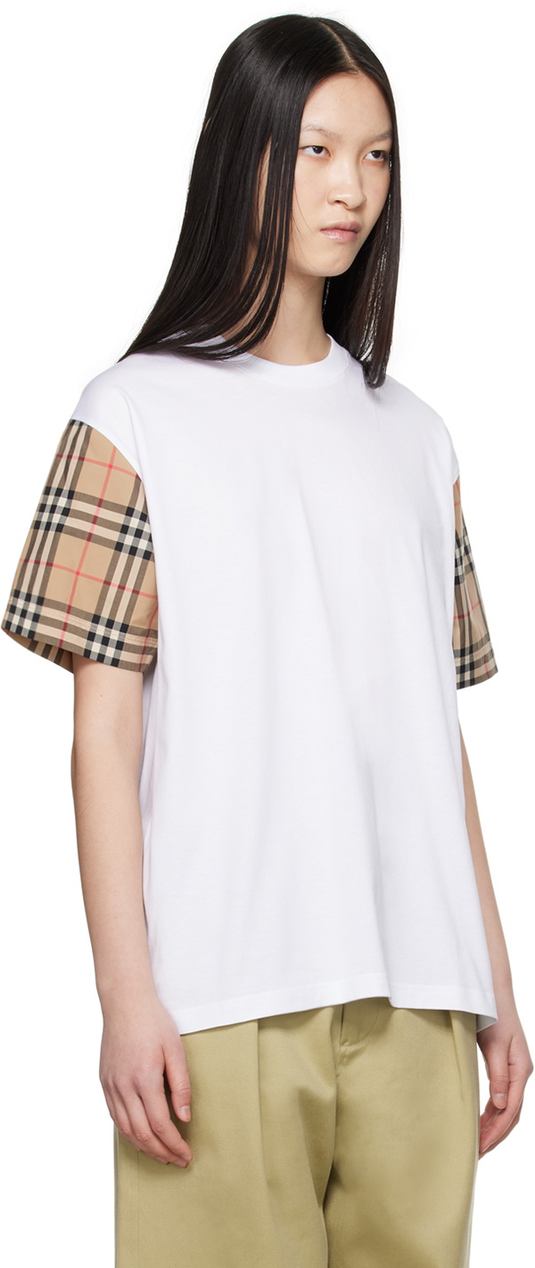【関税込み】Burberry ホワイト ヴィンテージチェック Tシャツ 80433861001001.jpg