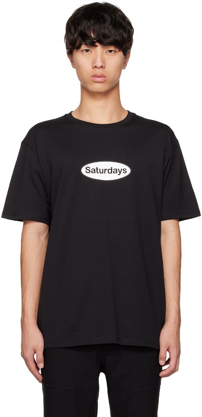 Photo: Saturdays NYC Black Patch T-Shirt