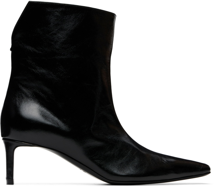 Photo: KHAITE Black Ona Ankle Boots