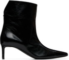 KHAITE Black Ona Ankle Boots