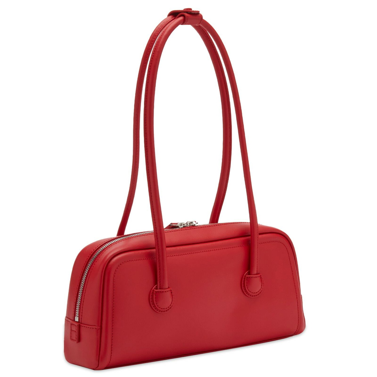 [MARGESHERWOOD x GOOD SQUISH] / ☆ BAG STRAP / red MARGE SHERWOOD Women's Soft Baguette Bag in Apple Red Plain