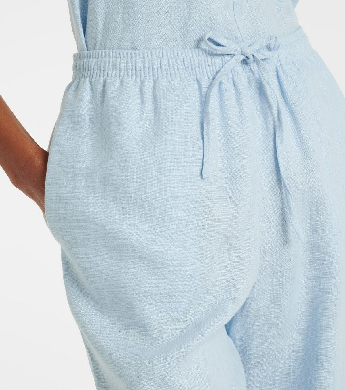 Asceno Aurelia linen wide-leg pants