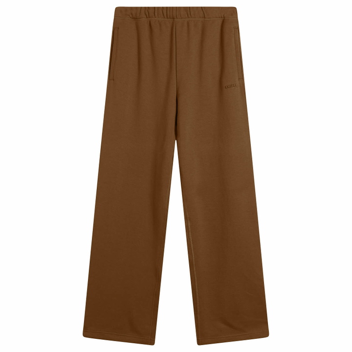 Photo: SKIMS Women's Cotton Fleece Classic Straight Leg Pant in Bison