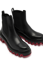 Christian Louboutin Marchacroche Dune Leather Chelsea Boots Black