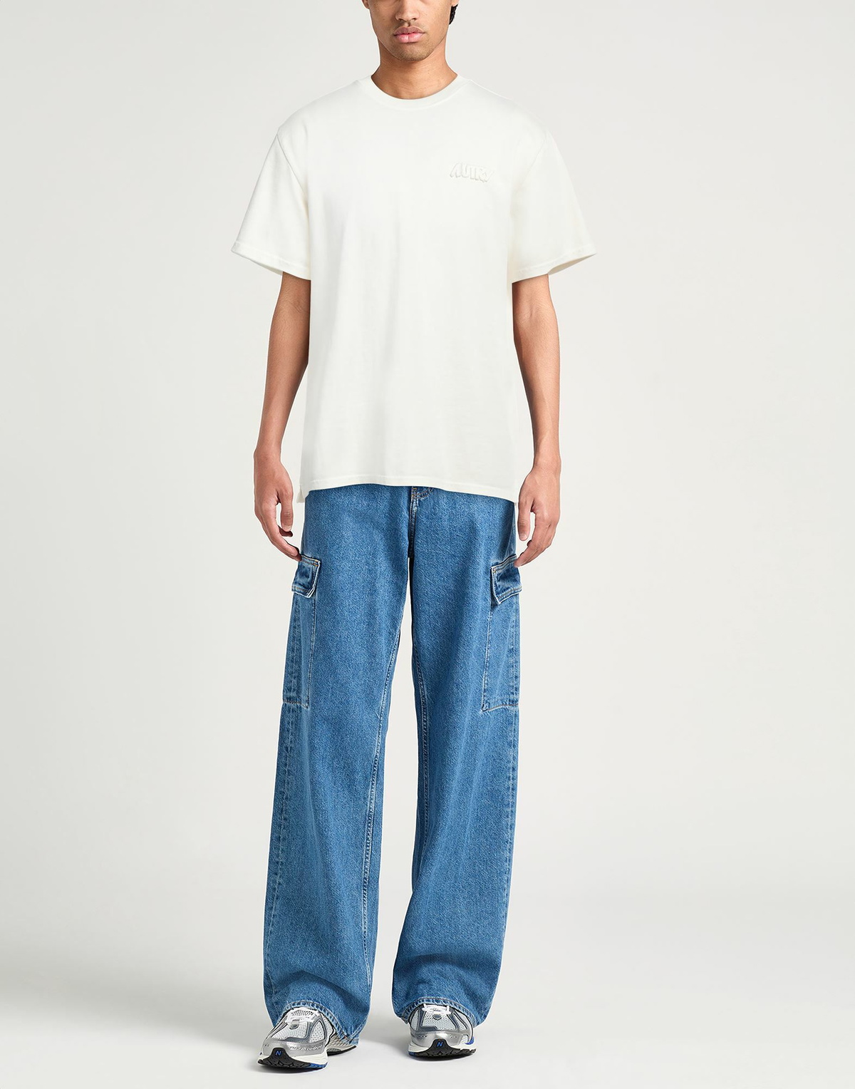 Autry Mens T-shirt in Ivory