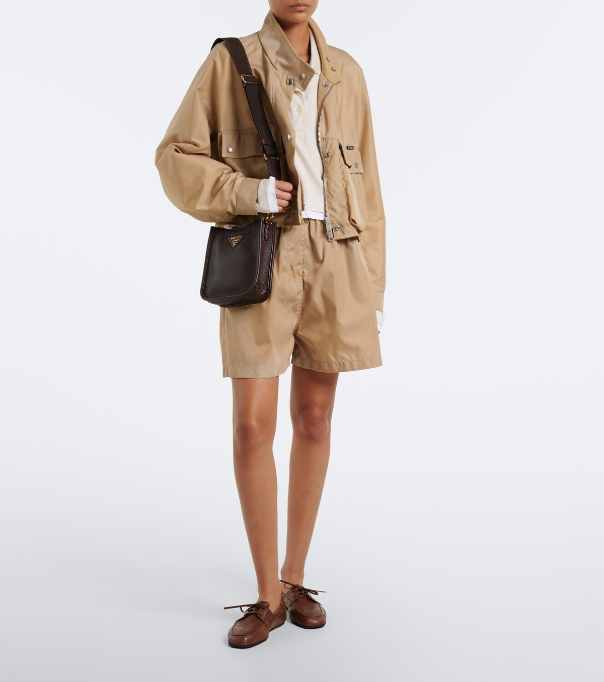 Prada Mini leather shoulder bag