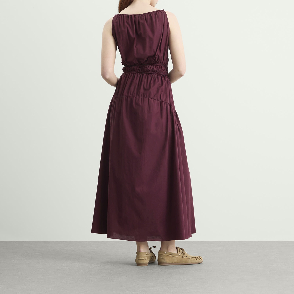 Faithfull The Brand Women's Yael Midi Dress in Mulberry