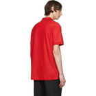 Burberry Red Icon Stripe Walton Polo