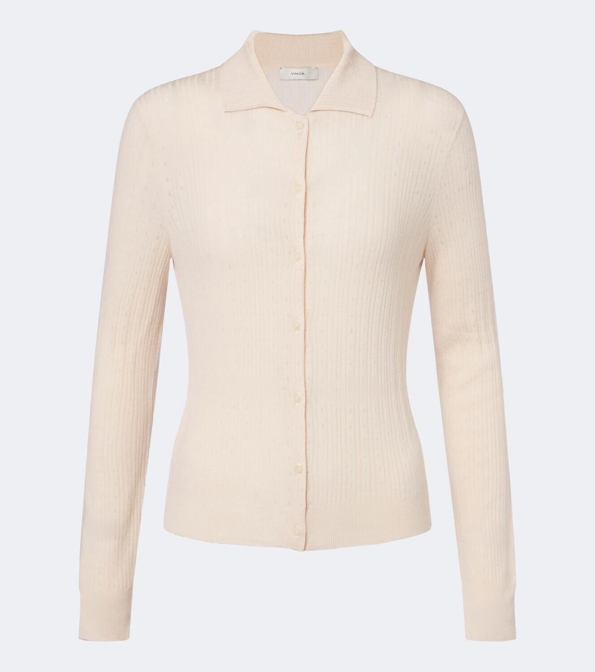 Vince Pointelle wool cardigan