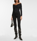 Khaite - Davis leather knee-high boots