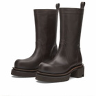 Rick Owens Women's Bogun Calf Boots in Dark Dust